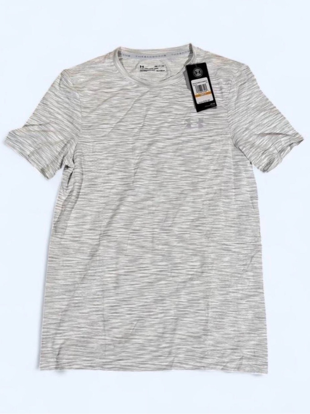 Under Armour Men’s Light Gray Heather Short-Sleeve Crew Tee